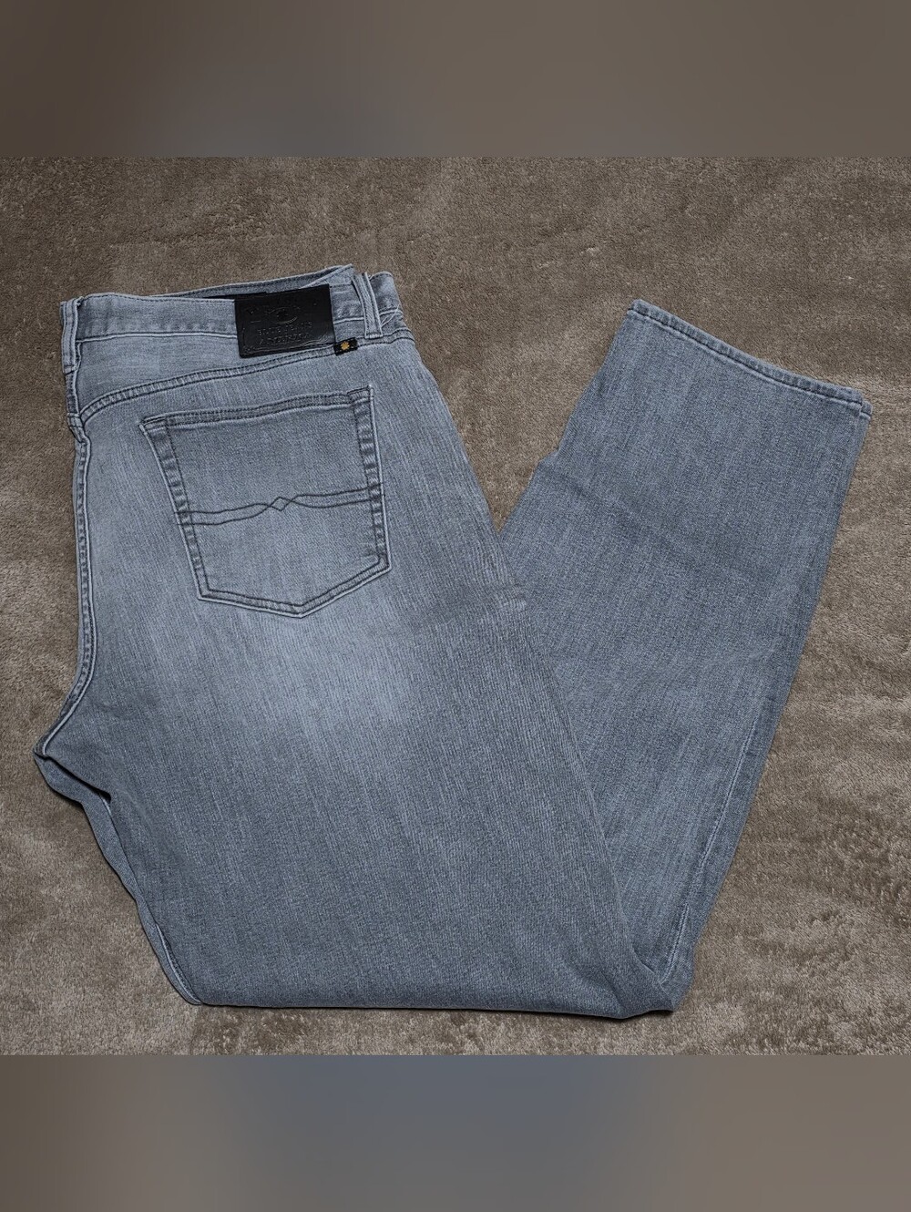 GUC Mens Lucky Brand 121 Heritage Slim Jeans Size 38 X 32 Gray Denim